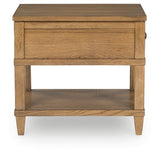 Sharlance Light Brown End Table from Ashley - Luna Furniture