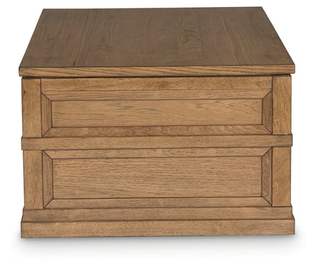 Sharlance Light Brown Lift-Top Coffee Table from Ashley - Luna Furniture