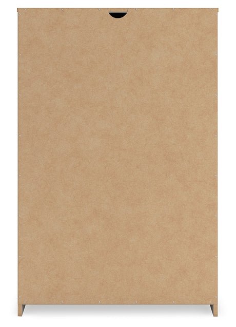 Shawburn Queen Platform Bed with Dresser, Chest and Nightstand in Whitewash from Ashley - Luna Furniture