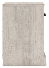 Shawburn Queen Platform Bed with Dresser, Chest and Nightstand in Whitewash from Ashley - Luna Furniture