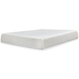 Shawburn Queen Platform Bed with Mattress in Whitewash from Ashley - Luna Furniture