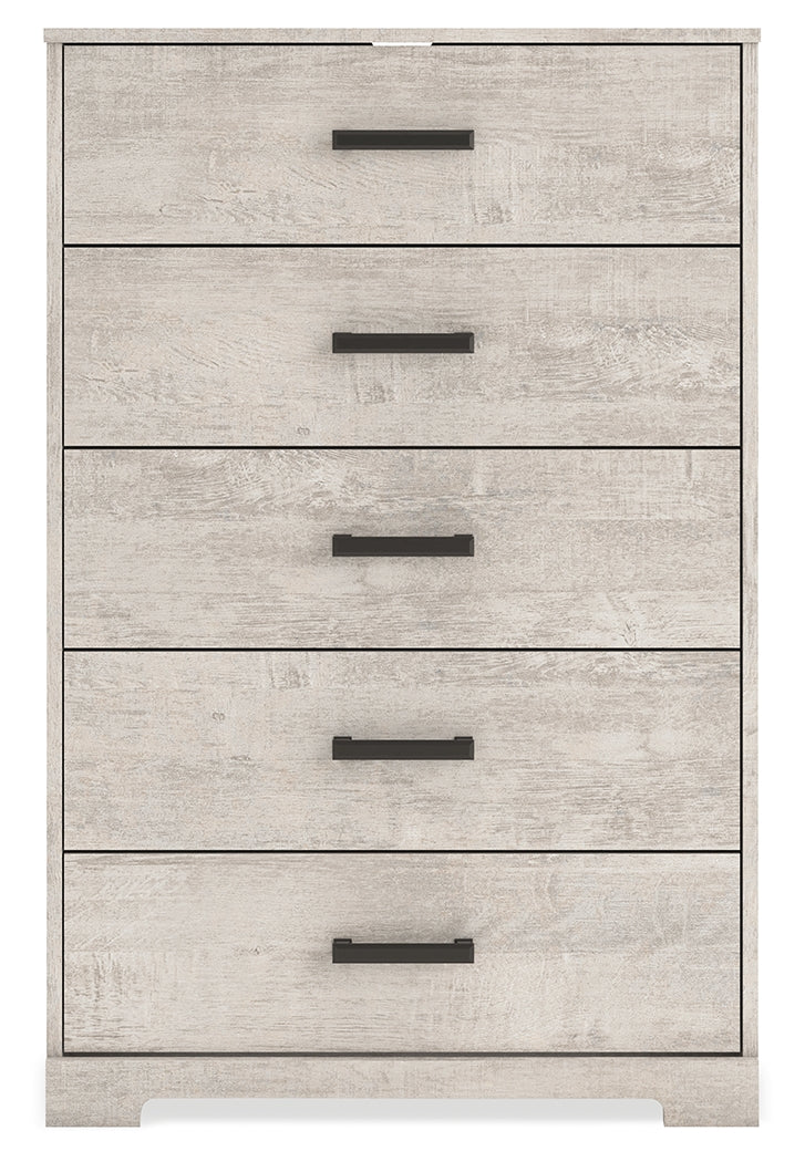 Shawburn Whitewash Chest of Drawers from Ashley - Luna Furniture