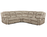Shelton Brown 3-Piece Reclining Sectional from Steve Silver - Luna Furniture