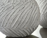 Shelvie Distressed White Vase from Ashley Furniture - Luna Furniture