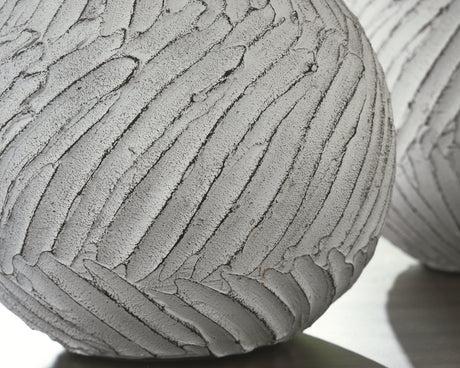 Shelvie Distressed White Vase from Ashley Furniture - Luna Furniture