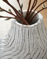 Shelvie Distressed White Vase from Ashley Furniture - Luna Furniture