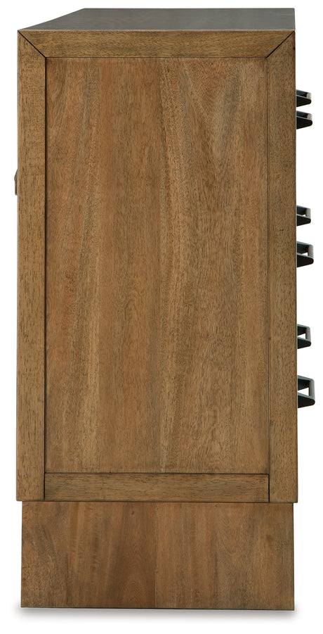 Sherbana Light Brown Dresser from Ashley - Luna Furniture