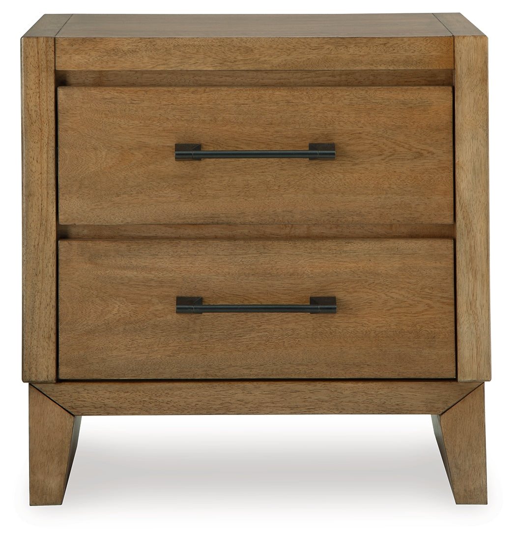Sherbana Light Brown Nightstand from Ashley - Luna Furniture