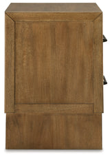 Sherbana Light Brown Nightstand from Ashley - Luna Furniture