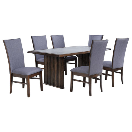 Sherwood Brown 5-piece Rectangular Dining Set from Coaster - Luna Furniture