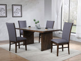 Sherwood Brown 5-piece Rectangular Dining Set from Coaster - Luna Furniture