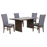 Sherwood Brown 5-piece Rectangular Dining Set from Coaster - Luna Furniture