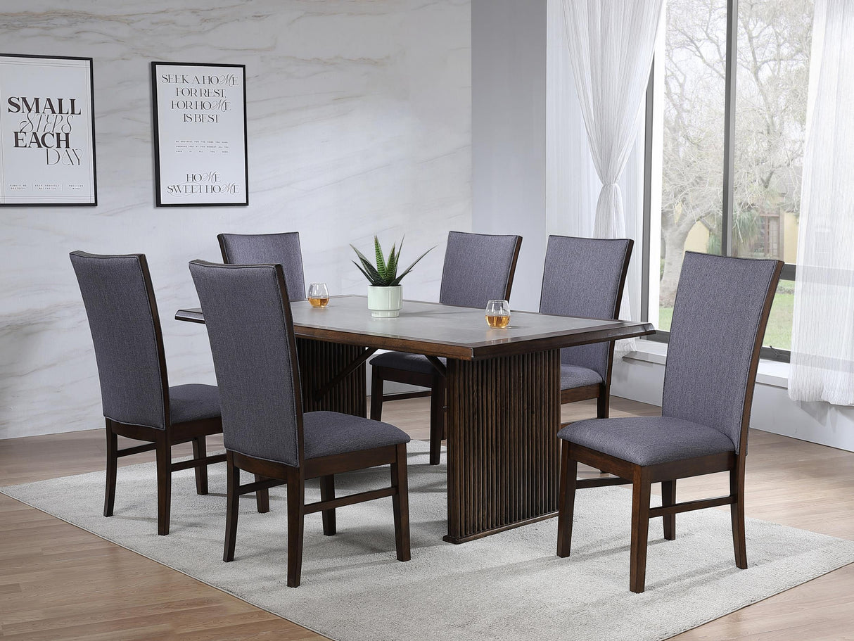 Sherwood 72-inch Rectangular Dining Table Brown from Coaster - Luna Furniture
