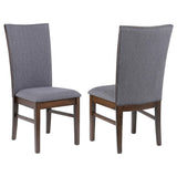 Sherwood Gray Upholstered Dining Side Chair, Set of 2 from Coaster - Luna Furniture