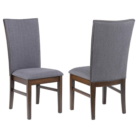Sherwood Gray Upholstered Dining Side Chair, Set of 2 from Coaster - Luna Furniture