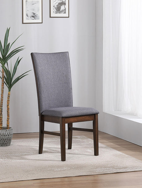 Sherwood Gray Upholstered Dining Side Chair, Set of 2 from Coaster - Luna Furniture