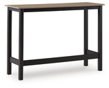Shoreline Beach Black/Beige Outdoor Counter Table and 2 Barstools from Ashley - Luna Furniture