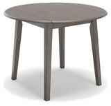 Shullden Gray Dining Table and 2 Chairs from Ashley - Luna Furniture