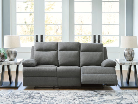 Side-Swipe Charcoal Reclining Living Room Set from Ashley - Luna Furniture