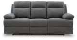 Side-Swipe Charcoal Reclining Living Room Set from Ashley - Luna Furniture
