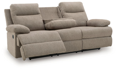 Side-Swipe Mocha Reclining Living Room Set from Ashley - Luna Furniture