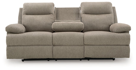 Side-Swipe Mocha Reclining Living Room Set from Ashley - Luna Furniture