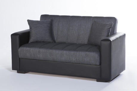 Sidney Bolzoni Gray Loveseat from Bellona - Luna Furniture