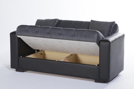 Sidney Bolzoni Gray Loveseat from Bellona - Luna Furniture