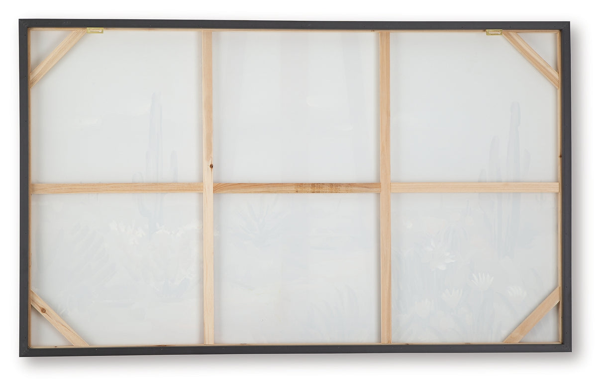 Sidworth Green/Beige/Gray Wall Art from Ashley - Luna Furniture