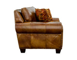 Silverado Camel Top-Grain Leather Oversized Chair from Steve Silver - Luna Furniture