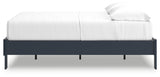 Simmenfort Full Platform Bed with Dresser, Chest and 2 Nightstands in Navy Blue from Ashley - Luna Furniture