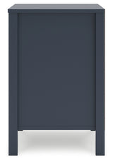 Simmenfort Navy Blue Nightstand from Ashley - Luna Furniture