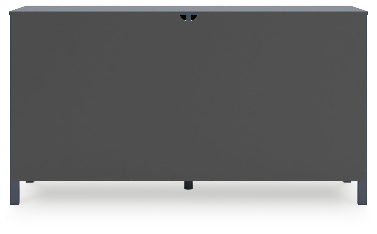 Simmenfort Twin Panel Headboard with Dresser in Navy Blue from Ashley - Luna Furniture