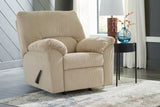SimpleJoy Sand Recliner from Ashley - Luna Furniture