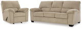 SimpleJoy Sofa and Recliner from Ashley - Luna Furniture