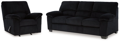 SimpleJoy Sofa and Recliner from Ashley - Luna Furniture
