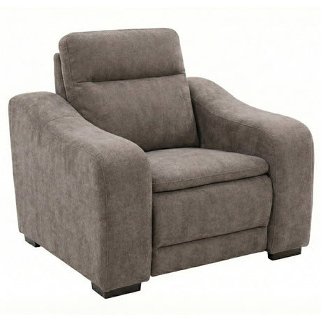 Conroe Gray Dual-Power Recliner from Steve Silver - Luna Furniture