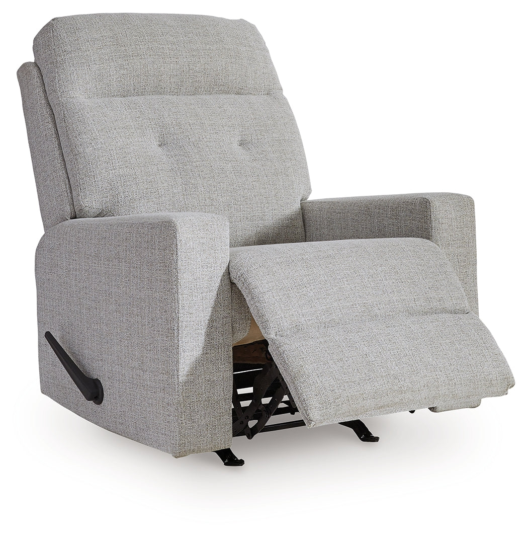 Skillins Stone Recliner from Ashley - Luna Furniture