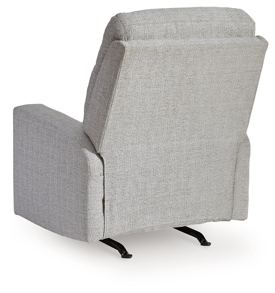 Skillins Stone Recliner from Ashley - Luna Furniture