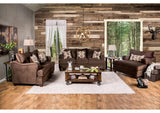 Wessington Chocolate Transitional Living Room Set from Furniture of America - Luna Furniture
