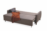 Smart Belzoni Brown/Blue 3-Seater Sofa Bed with Storage - SMART 03.302.0582.5576.0101.0000.17.4 - 