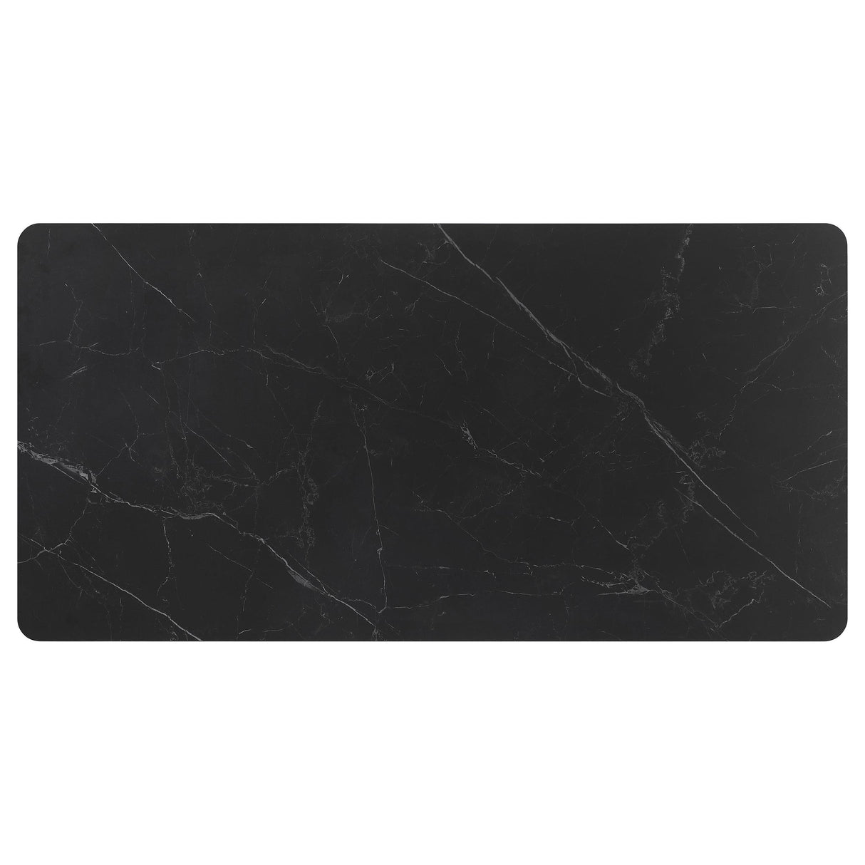 Smith Black 5-Piece Rectangular Ceramic Top Dining Set from Coaster - Luna Furniture