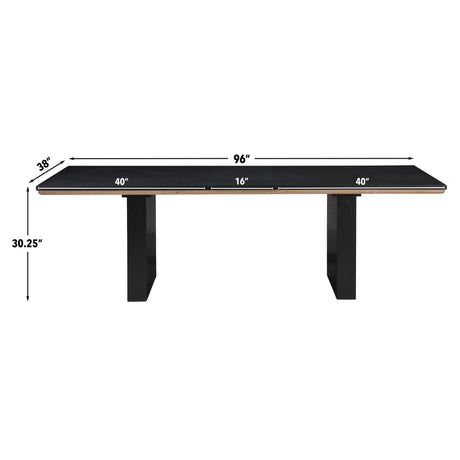 Magnolia 80-96″ Dining Table with 16″ Leaf from Steve Silver - Luna Furniture