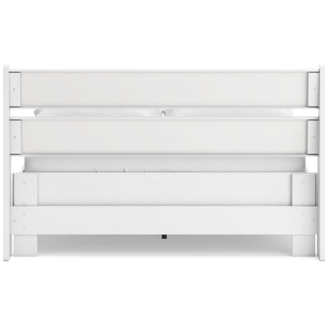 Socalle Full Panel Headboard with Dresser and 2 Nightstands in Two-tone from Ashley - Luna Furniture