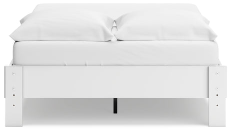Socalle Full Platform Bed with Dresser and 2 Nightstands in Two-tone from Ashley - Luna Furniture