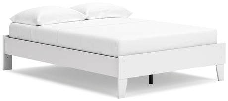 Socalle Full Platform Bed with Dresser, Chest and 2 Nightstands in Two-tone from Ashley - Luna Furniture