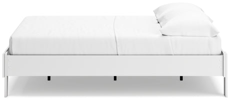 Socalle Full Platform Bed with Dresser, Chest and 2 Nightstands in Two-tone from Ashley - Luna Furniture