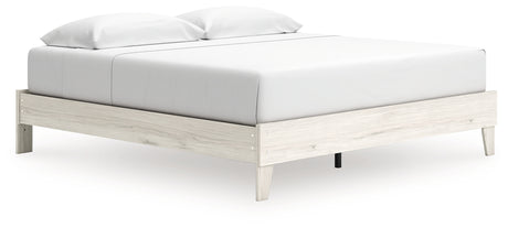 Socalle Light Natural King Platform Bed from Ashley - Luna Furniture