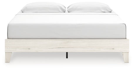 Socalle Light Natural King Platform Bed from Ashley - Luna Furniture
