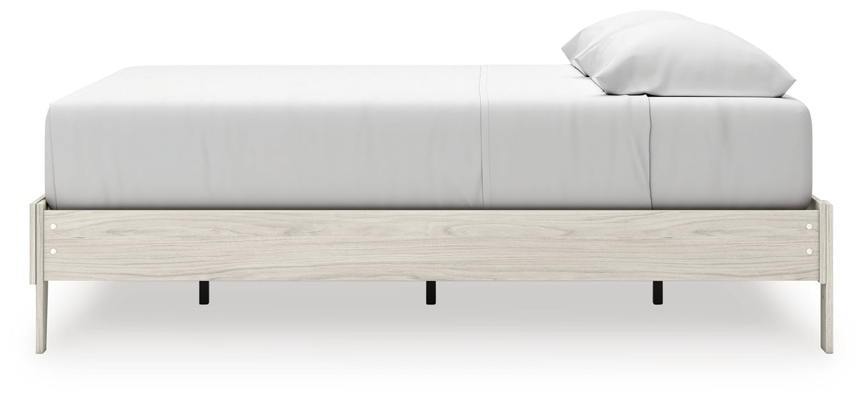 Socalle Light Natural King Platform Bed from Ashley - Luna Furniture